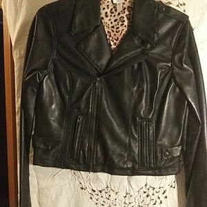 Black motorcycle jacket